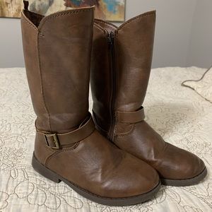 Oshkosh B’gosh Girls brown riding boots